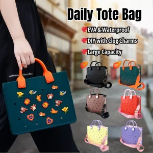 Easy Cleaning EVA Large Tote Bags With Shoulder Strap New Fashion Beach Bag Handbag for Women Hand Tote Bag in Bulk