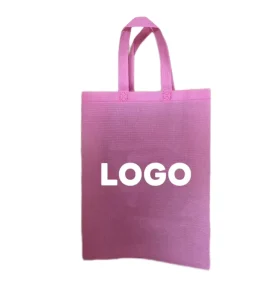 Eco Friendly Biodegradable Non Woven PP TNT Shopping Bags Custom Logo Promotional Fabric Tote Bags for Business Gifts