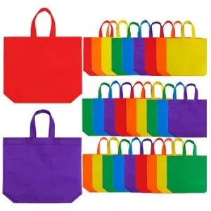 Eco Friendly Recyclable Factory Price Custom Laminated Non Woven Tote Bags for Supermarket & Exhibition Use