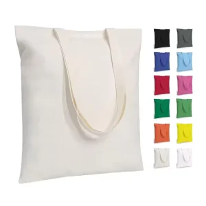 Eco Friendly Recyclable Reusable Cloth Canvas Shopping Tote Bags Custom Logo Printed Customized Color Size for Promotional Use