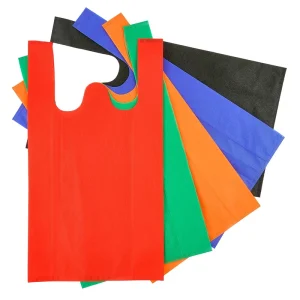 Eco Friendly Recyclable Reusable Non Woven Shopping Bag with Customizable Color and Logo for Business Clothing Use