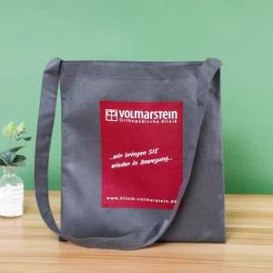 Eco Friendly Reusable Custom Logo Business Advertising Non Woven Long Strip Tote Bag Fabric Handbag Non Woven Crossbody Bags
