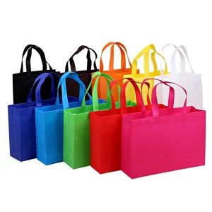 Eco Friendly Spunbond Non Woven Tote Bag with Custom Logo Set for Thanksgiving Gift