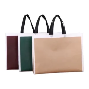 Eco Non Woven t Shirt Bag Packing Custom logo Printing Tote Bag Laminated Fabric Shopping Non woven Bag