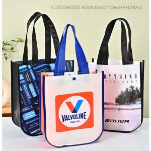Eco friendly Non Woven Fabric Tote Bag With Handles Portable Shopping Bag for Supermarket Gift Clothing Grocery