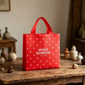 Eco pp Non-woven Printed Tote Shopping Bag Reusable Printable Grocery Non Woven Shopping Bags with logo