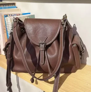 European American Style Genuine Leather Waterproof Women’s Shoulder Crossbody Bags Vintage High Quality Messenger Bags