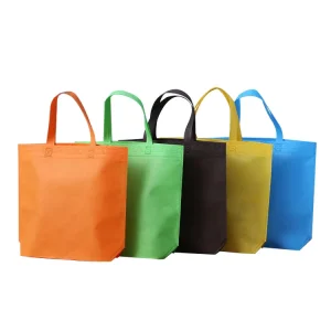 Exquisitely Customized Gold Stamped Non-Woven Handheld Bag Recyclable Gift Bag for Brand Promotion Events