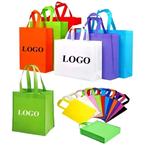 Factory Custom Grocery Promotional Bags Customized Reusable Non Woven Shopping Tote Bag Non Woven Bag with Logo