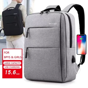 Factory Custom Logo Business Waterproof Laptop Bags Supplier School Travel Women Men Smart Laptop Backpack With USB