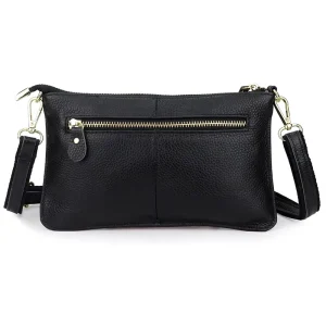 Factory Direct PU Leather Women Bag Top Layer Cowhide Small Square Bag Shoulder Crossbody Clutch Bag