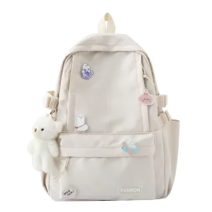 Factory Direct Sales Customization Lightweight Girls Schoolbag Casual Fashion Backpack Fresh Sweet Cartoon for Primary