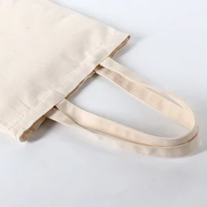 Factory Eco Friendly Reusable Designer Cloth Canvas Cotton Shopping Tote Bag With Custom Logo Printed