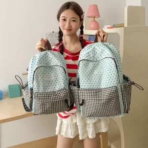 Factory Prints Student Bags Portable Daily School Backpack for Girls