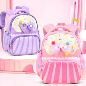 Factory Supplied School Cartoon Waterproof Zipper Custom Large Capacity Children’s Backpack