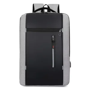 Factory USB Laptop Backpack Custom Waterproof Vintage Style for Business Man and Woman Portable Anti-Theft