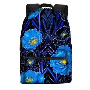 Fashion Cartoon Pattern School Bags for Kids with Anti Theft Durable Polyester and Zipper Closure