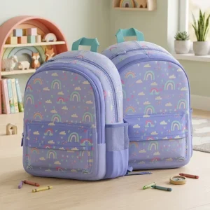 Fashion Designer Zipper Child Waterproof Backpack School Bags