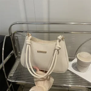 Fashion High End Women’s Portable Shoulder Bag New All Match Western Style Commuters College Students’ Choice Zipper Polyester