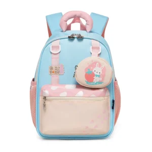 Fashion Large Capacity Waterproof Portable Unisex School Backpack Easy Storage Anti Lost for Kindergarten & School Use