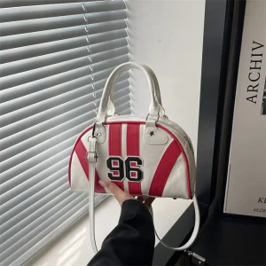 Fashion Portable Waterproof PU Leather ZIP Closure Single Strap Crossbody Bag for Women