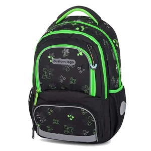 Fashion RFID Bookbags Reinforced Waterproof Stitch School Bag High Class Children’s Backpack Boys Multi Compartments