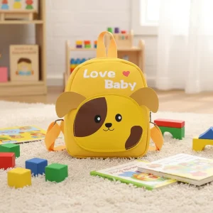 Fashion Waterproof Breathable Lightweight Canvas Kindergarten Cute Animal Printed Zipper Kids Backpack Nerve Bridge