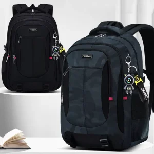Fashionable Anti Theft Large Capacity Leisure Travel Backpack Waterproof Student School Bag with Zipper Closure