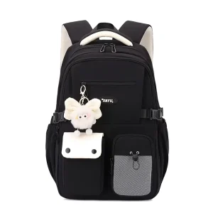 Fashionable School Bags for Girls Students Large Capacity Teenagers Backpacks Stylish High School Nylon Backpack