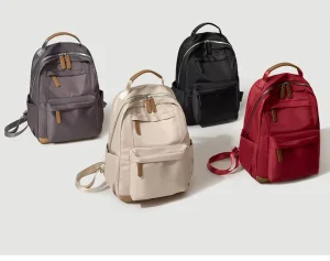 Fashionable Waterproof Backpack Casual Simple Portable Leisure Bag with Zipper Closure High Quality School Backpack