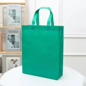 Flexography Custom Eco-friendly Recyclable Reusable Non Woven Tote Bag with Screen Printing for Grocery Supermarket Gift Use