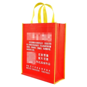 Free Sample Stock Custom logo Eco pp Non Woven Shopping Bag Tote Bag