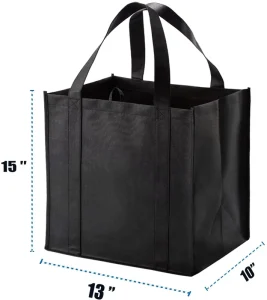Free logo Design Promotion Durable Shopping Tote Non Woven Bag Non Woven Fabric Grocery Storage Bag for Shopping