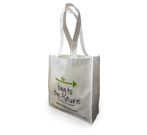 Fully Certified Custom Pure PLA Non Woven Tote Bag Eco Friendly Reusable Shopping Bag