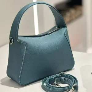 Genuine Leather Women’s Handbag Crossbody Shoulder Bag Simple Fashion Cowhide Small Ladies Zipper Closure Waterproof