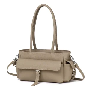 Genuine Leather Women’s Shoulder Bags Underarm Bags Casual Style Cowhide Handbags for Women