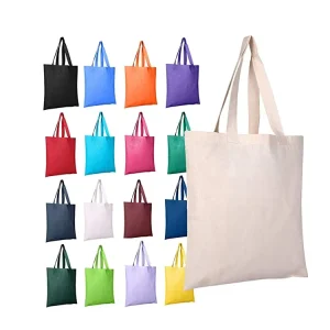 Grocery Shopping Tote Bag Customs 100% Cotton Canvas Tote Bag