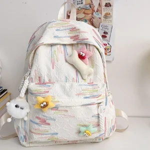 High Capacity Unisex Waterproof Nylon 20 35L 14 Inches Travel Backpack Air Cushion Belt Zipper Hasp Closure