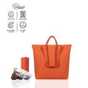 High Quality Classic Retro Women’s Striped Shoulder Bag Zip Closure Portable Two Handles 12L Polyester Lining Fashion Style