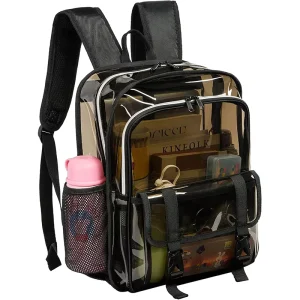 High Quality Clear PVC Transparent Backpack Suitable Summer School Transparent Schoolbag Transparent Waterproof Youth Backpack