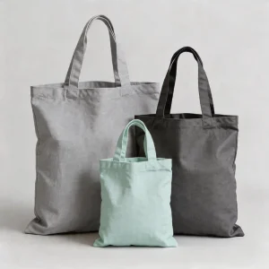 High Quality Custom Recyclable Bleached Cotton Tote Bag Medium Weight Organic Printed Interlock Poplin Fabric China Zhejiang