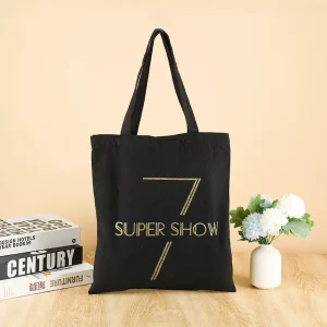 High Quality Customize Logo Canvas Bag Handled Gift Tote Bag
