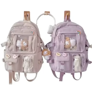 High School Students Middle School Lightweight Large Capacity 20 L Student School Bag Casual Fresh Girl Backpack