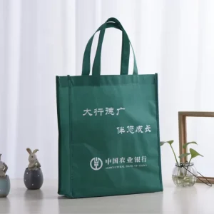 High quality low cost non woven tote shopping bag with customized logo