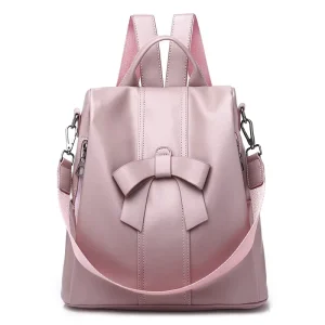 Hot Pink Women’s Casual Backpack Bag Anti Theft Backpack Purse