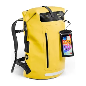 IPX6 Waterproof Dry Bag Backpack 500D PVC Waterproof Roll Top Closure Floating Design for Camping Hiking Boating Outdoor Travel