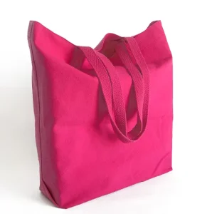 ISO Factory Custom Logo Large-capacity Woman Tote Shopping Cotton Canvas Bags