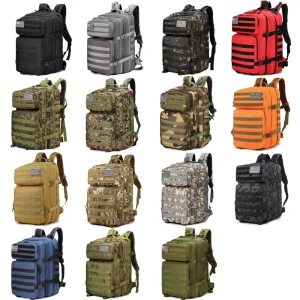 JSH Tactical Grabbag Rucksack Molle Tactical Backpack ForTraveling Tactical Frame Backpack 45L Custom Logo