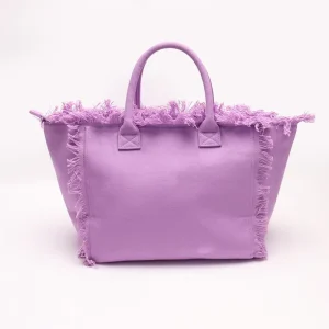 Keymay USA Warehouse Free Shipping Zero Tariff Women Travel Tote Bag Canvas Tassel Fringe Tote Bag Canvas Beach Bag with Zipper