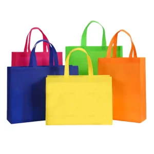 Kids Non Woven Hand Bag Set Customized Colorful Vintage Tote Bag With logo Sublimation Blanks Tote Bag for School